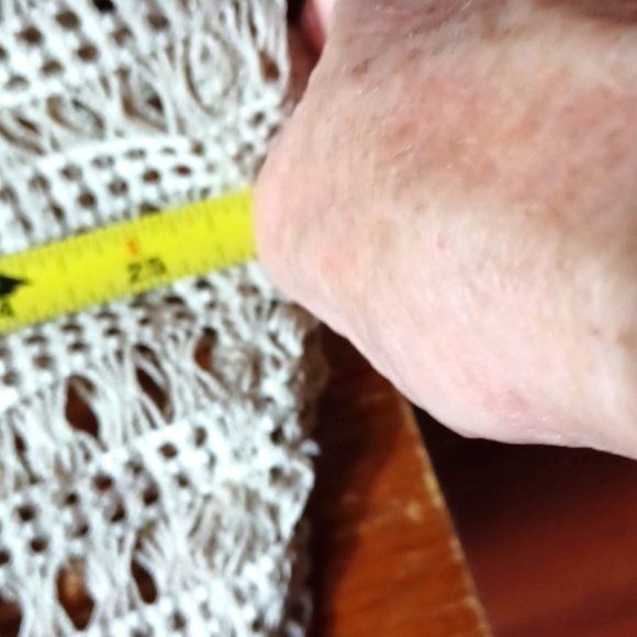 Naif Womans Crochet Lined Tan Top  2XL - Picture 5 of 9